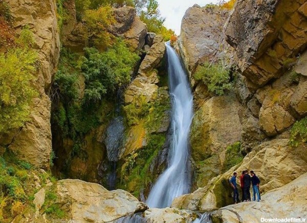 اوج زیبایی طبیعت در آبشار آرام بخش شلماش +تصاویر
