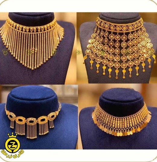 گردنبند طلای بزرگ عربی