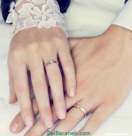 حلقه ازدواج | 120 عکس حلقه نامزدی ساده و جدید در دست