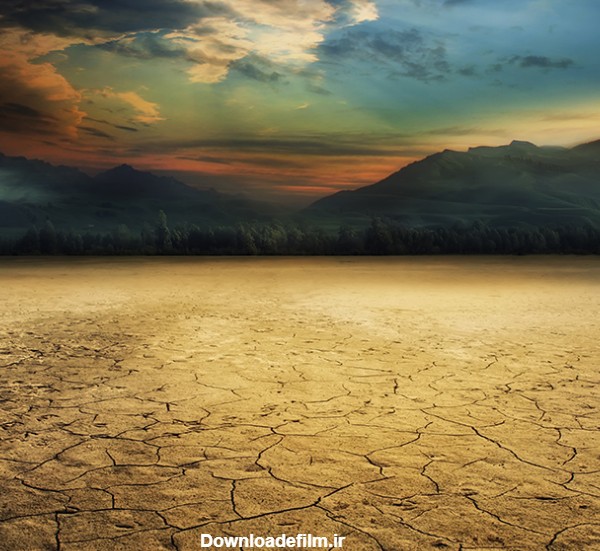 عکس زمین و صحرای خشک شده - مسترگراف