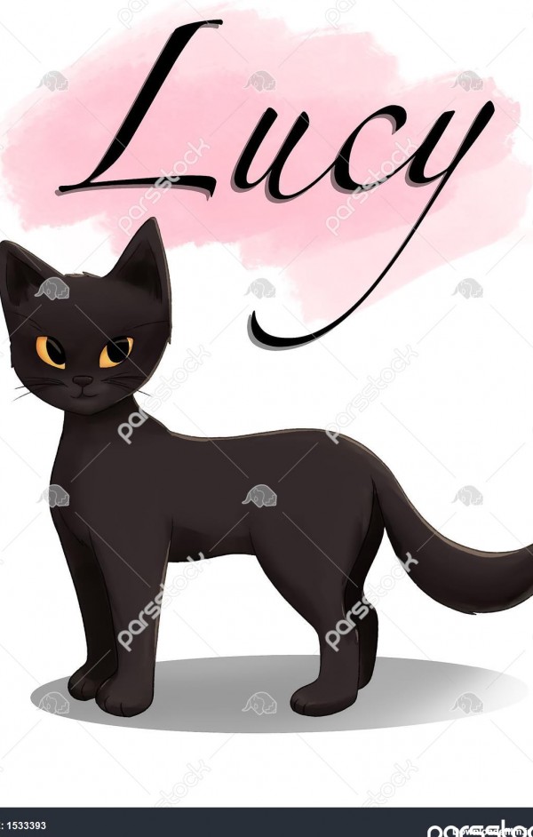 عکس گربه ی سیاه برای نقاشی