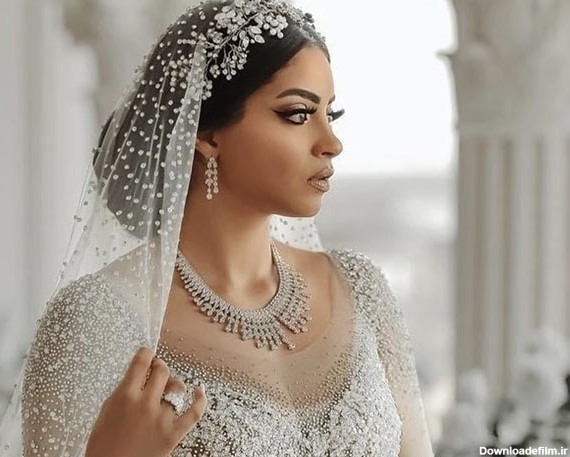 مدل عروس عربی با میکاپ بسیار زیبا و خیره کننده - مگسن