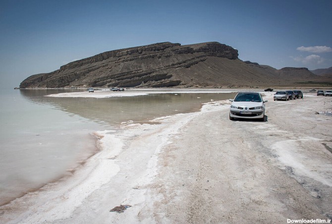 عکس دریاچه ارومیه خشک شده