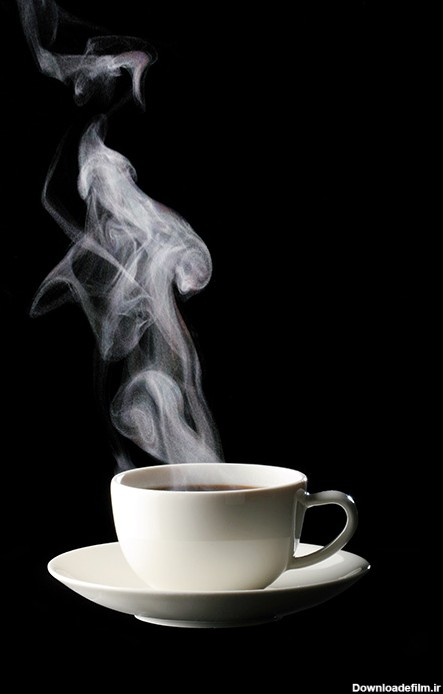 عکس فنجان چایی و بخار آن - مسترگراف