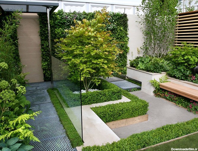 طراحی فضای سبز و باغچه حیاط منزل