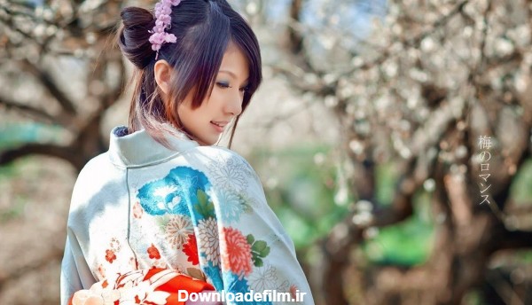 عکس پروفایل جدید دختر ژاپنی در طبیعت این کشور زیبا