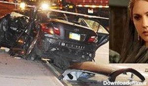 ماشين «خرم سلطان» پس از تصادف +عکس