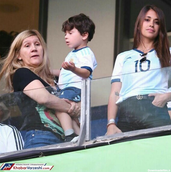 عکس| خانواده مسی حامی ویژه آرژانتین