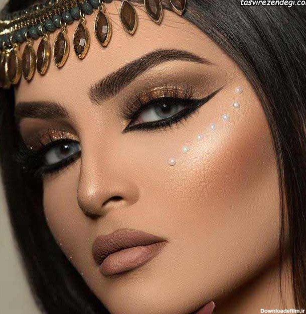 مدل آرایش صورت عربی