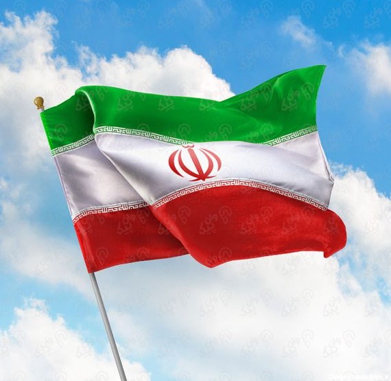 تصویر پرچم کارتونی ایران