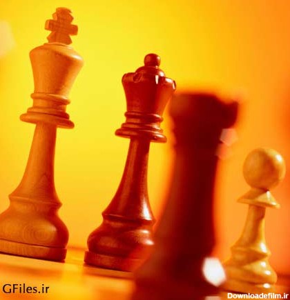 دانلود تصویر با کیفیت از صفحه بازی شطرنج از نمای نزدیک (Close Up)