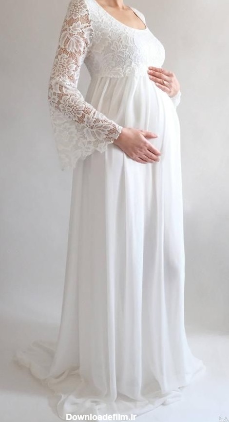 مدل های لباس عروسی بارداری(2022)