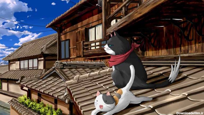 تصویر بازی کامپیوتری با طرح گربه های خانگی