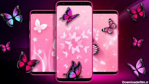 دانلود برنامه Pink Butterfly Live Wallpaper برای اندروید | مایکت