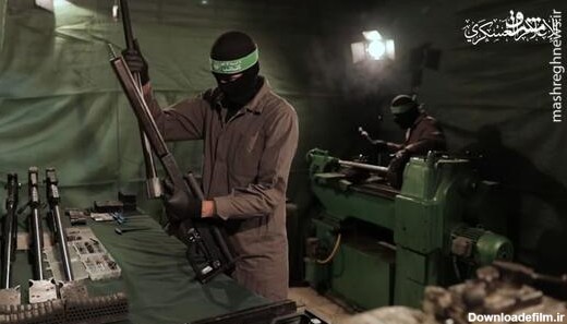 تصاویری از ساخت سلاح و فشنگ توسط مبارزان قسام