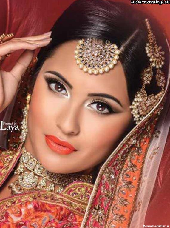مدلهای زیبای آرایش هندی عروس و آرایش چشم زنان زیبای هند • مجله ...