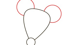 آموزش نقاشی موش مرحله 3