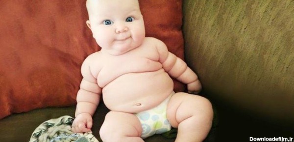عکس بچه چاق خنده دار