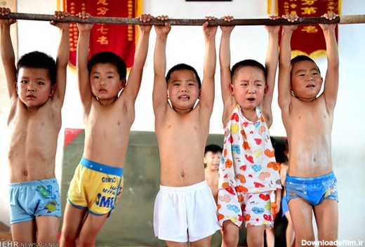 کمپ آموزش ژیمناستیک در چین (عکس)