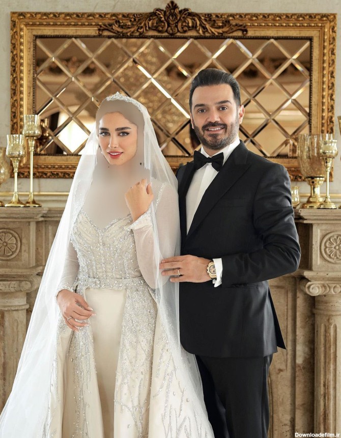 سو استفاده زیباترین عروس ایرانی از حجاب ! / در این 2 عکس همه چیز ...