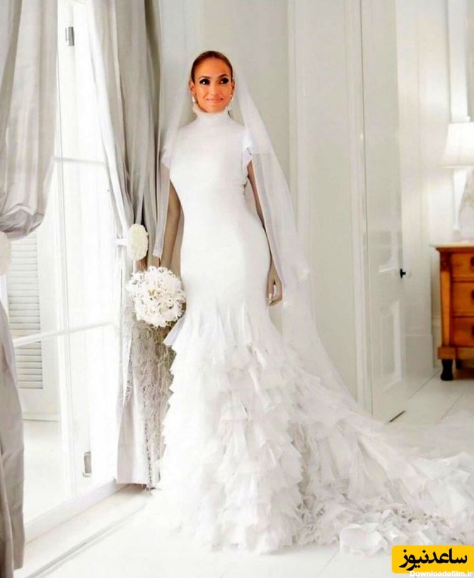 تصاویر رویایی از لباس عروس جنیفر لوپز!