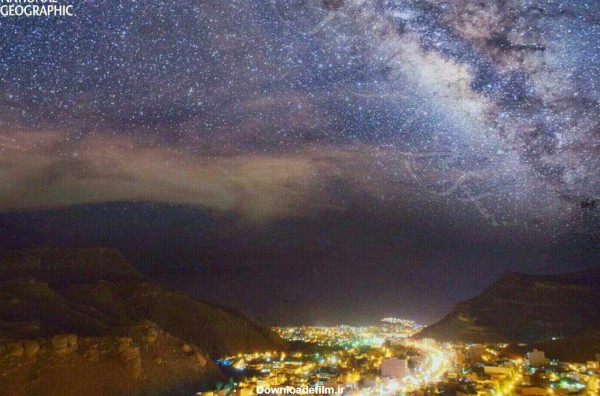 کهکشان راه شیری از آسمان شهرستان ماکو