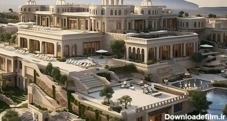 خانه رونالدو در عربستان سعودی از دید هوش‌مصنوعی!/ عکس