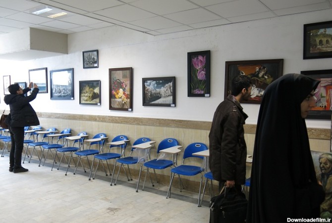 گزارش برگزاری نمایشگاه نقاشی - اخبار - دانشگاه شهاب دانش