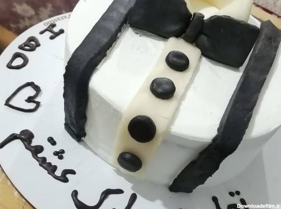 طرز تهیه کیک تولد همسر عزیزم (تم پیراهن) ساده و خوشمزه توسط Sorin ...