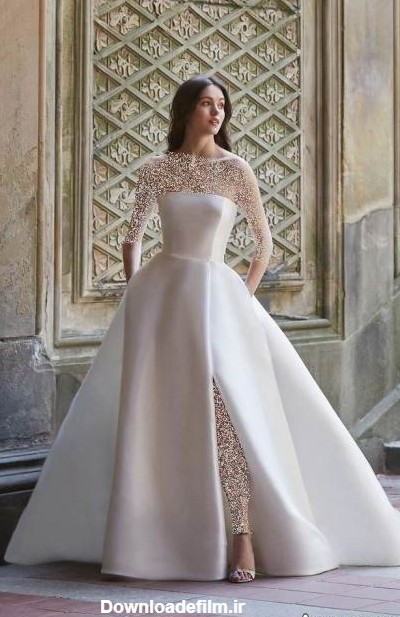 ۶۷ مدل لباس عروس ساده و شیک برای عروس خانم های باوقار