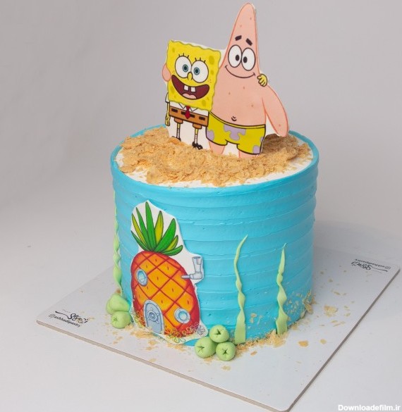 کیک باب اسفنجی و پاتریک