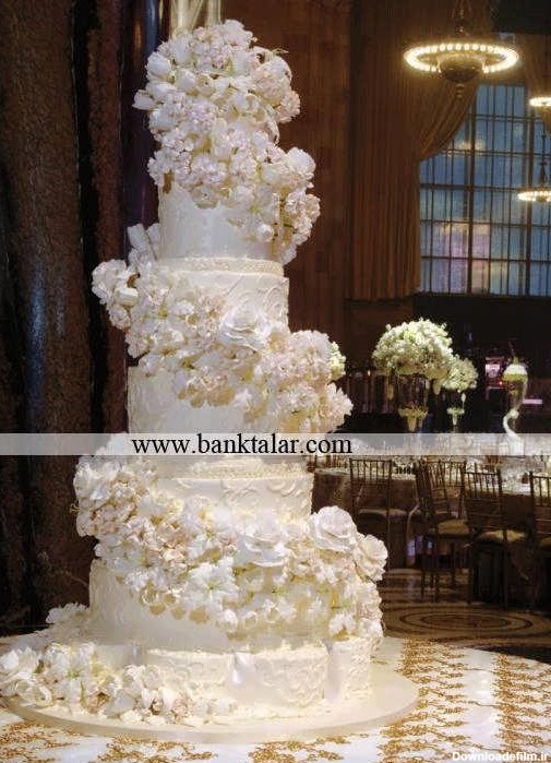 مدل کیک های عروسی مجلل
