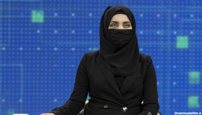 گوینده گان زن در رسانه های افغانستان با چهره تقریباً پوشیده ظاهر ...