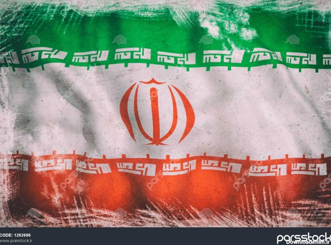 رندر سه بعدی پرچم ایران در پس زمینه سفید 1262696