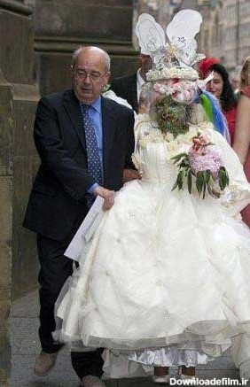 زشت ترین عروس جهان را ببینید !! (عکس)