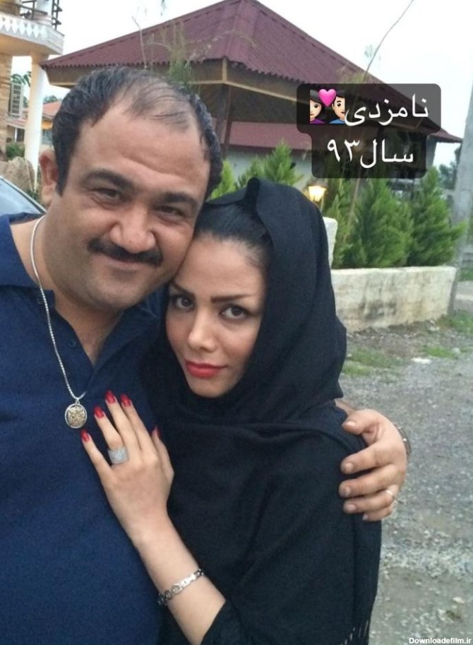 عکس لو رفته از دوران نامزدی مهران غفوریان و همسرش | همسر - روز نو