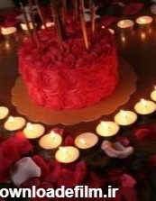 تزیین میز برای تولد عاشقانه رمانتیک | دیزاین با گل و شمع ❤️ | سبک