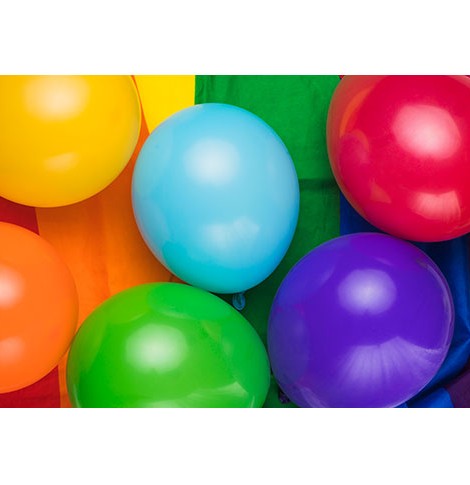colorful balloons rainbow flag 1 وکتور طرح گوش انسان