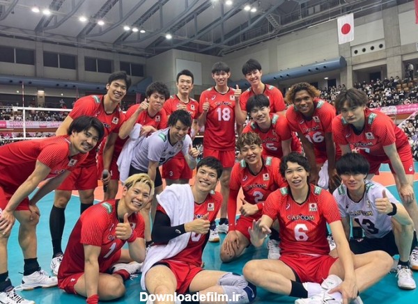 پیروزی تیم ملی والیبال ژاپن در روز تولد سرمربی + عکس