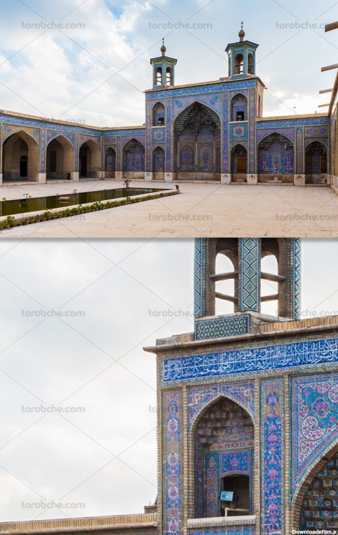 عکس با کیفیت بناهای تاریخی شیراز - گرافیک با طعم تربچه - طرح لایه باز