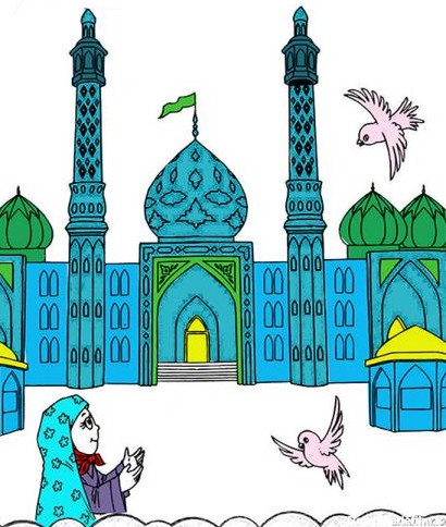 رنگ آمیزی شعبانیه: مسجد مقدس جمکران