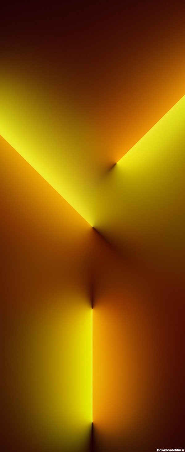 عکس زمینه iPhone آیفون 13 پرو زرد پس زمینه | والپیپر گرام