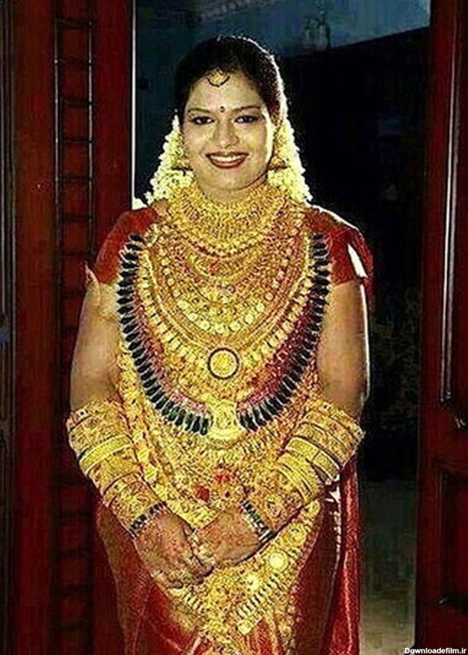 لباس 2.5 میلیارد تومانی عروس هندی/عکس