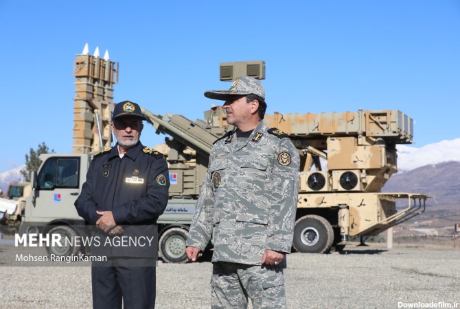 عکس/ مراسم رونمایی از سامانه‌های جدید پدافند هوایی با حضور وزیر دفاع