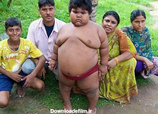 عکسهای با مزه و بسیار دیدنی چاق ترین کودک جهان