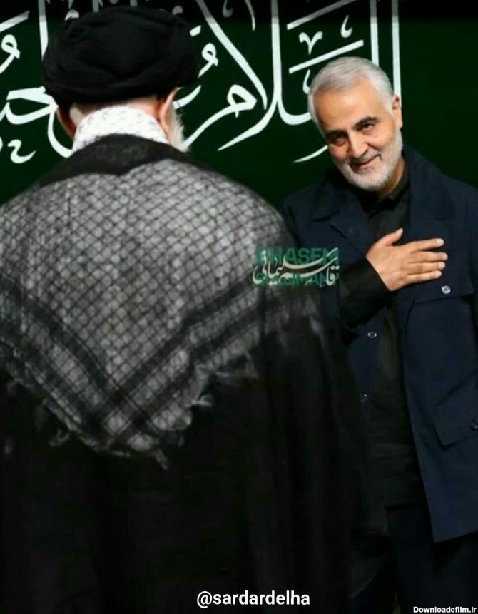 🏵احترام حاج قاسم به رهبر انقلاب🌺 - عکس ویسگون
