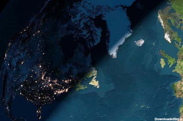 خط شب و روز از دید ناسا + عکس - مهین فال