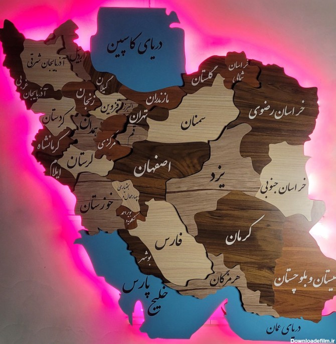 قیمت و خرید تابلو نوری مدل نقشه ایران