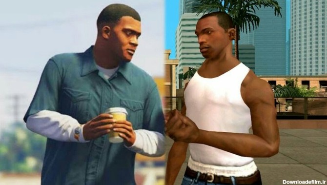ارتباط شخصیت فرانکلین در بازی GTA V با CJ در عنوان San Andreas چیست؟