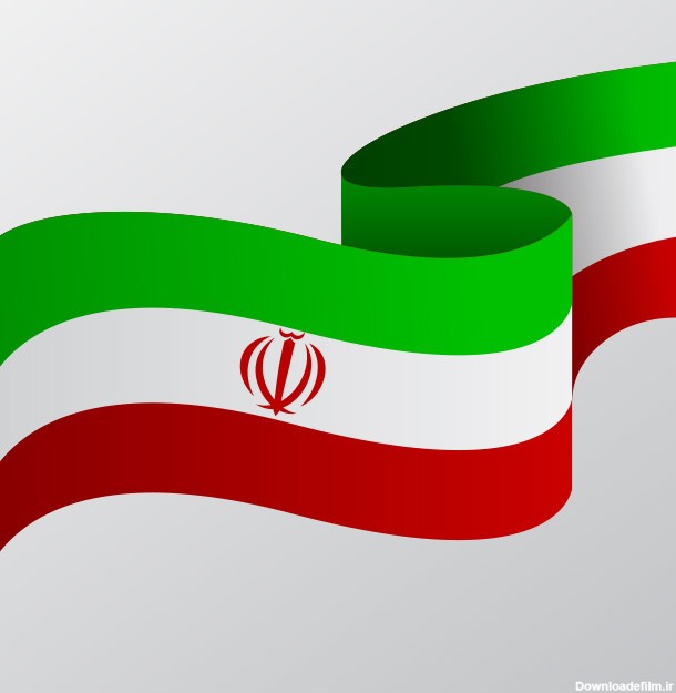 دانلود وکتور لایه باز پرچم ساده تا خورده ایران